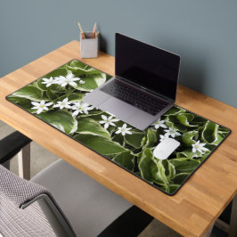 Hosta Bladeren en wit Ornithogalum Floral Bureaumat