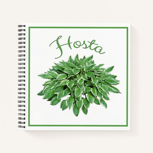 Hosta Design Square Spiral notebook Notitieboek (Voorkant)
