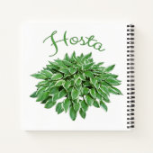 Hosta Design Square Spiral notebook Notitieboek (Achterkant)