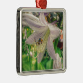 Hosta en bijen metalen ornament (Rechts)