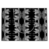 Hosta Flower Artistiek Elegant Zwart-wit Groot Cadeauzakje (Voorkant)