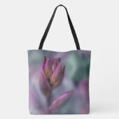 Hosta Flower Bud Paars and Green Tote Bag (Achterkant)