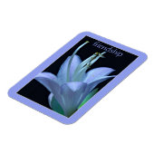 Hosta Flower Lavendel Vriendschapsmagneet Magneet (Linkerzijde)