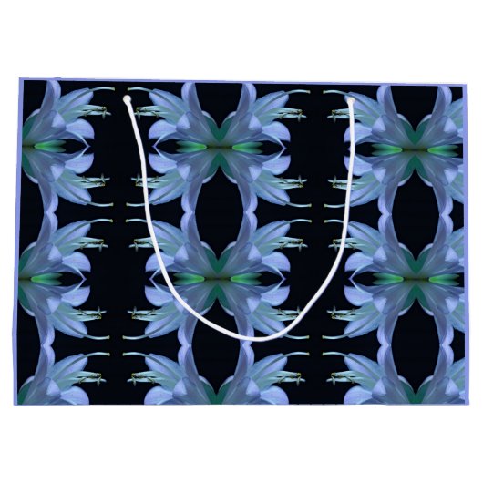 Hosta Flower Photograph, Fine Art Elegant Patroon Groot Cadeauzakje (Achterkant)