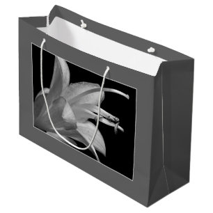 Hosta Flower Zwart & Wit Elegant Classic Floral Groot Cadeauzakje