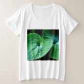 Hosta Heart Grote Maat T-shirt (Design voorkant)
