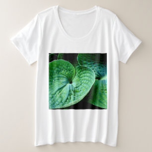 Hosta Heart Grote Maat T-shirt