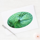 Hosta Heart Ovale Sticker (Envelop)