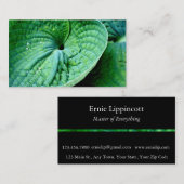 Hosta Heart Visitekaartje (Voorkant / Achterkant)