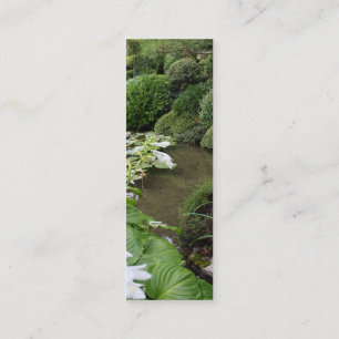 Hosta in een Zen Garden Mini Visitekaartje