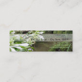 Hosta in een Zen Garden Mini Visitekaartje (Voorkant)