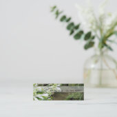 Hosta in een Zen Garden Mini Visitekaartje (Staand voorkant)