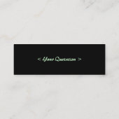 Hosta in een Zen Garden Visitekaartje (Achterkant)