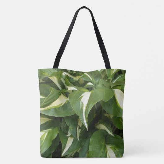 Hosta Leaves Tote Bag (Achterkant)