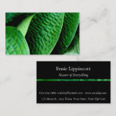 Hosta Leaves Visitekaartje (Voorkant / Achterkant)