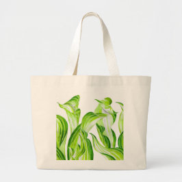 'Hosta met de Mosta' op een Canvas tas