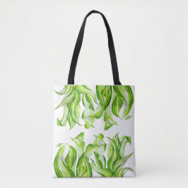 'Hosta met de Mosta' op een Canvas tas