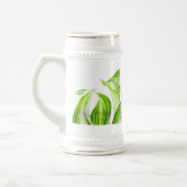 'Hosta met de Mosta' op een Stein Bierpul (Links)