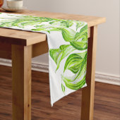 'Hosta met de Mosta' op een Table Runner Medium Tafelloper (Voorbeeld)