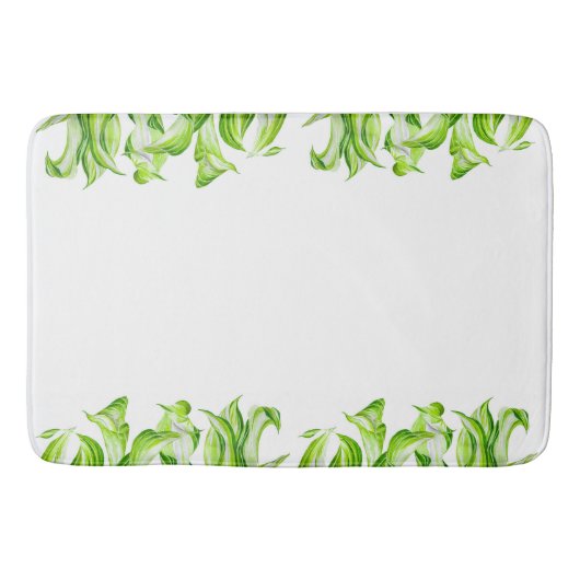 'Hosta with the Mosta' op een badmat (Voorkant)