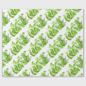 'Hosta with the Mosta' op een inpakpapier (Vlak)