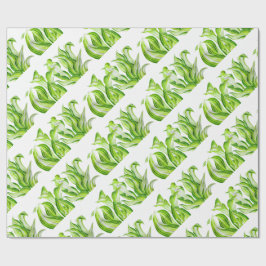 'Hosta with the Mosta' op een inpakpapier