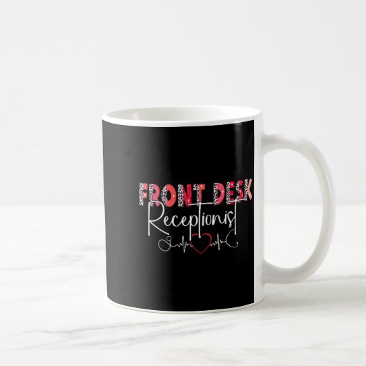 Hostal Receptionist Office Valentine Nursing Tee W Koffiemok (Rechts)