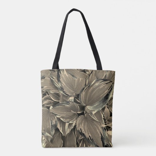 "Hostas" Canvas tas (Achterkant)
