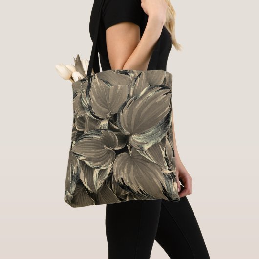 "Hostas" Canvas tas (Dichtbij)