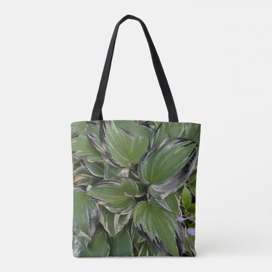 "Hostas" Canvas tas (Achterkant)