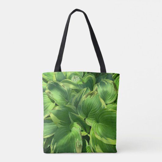 "Hostas" Canvas tas (Achterkant)