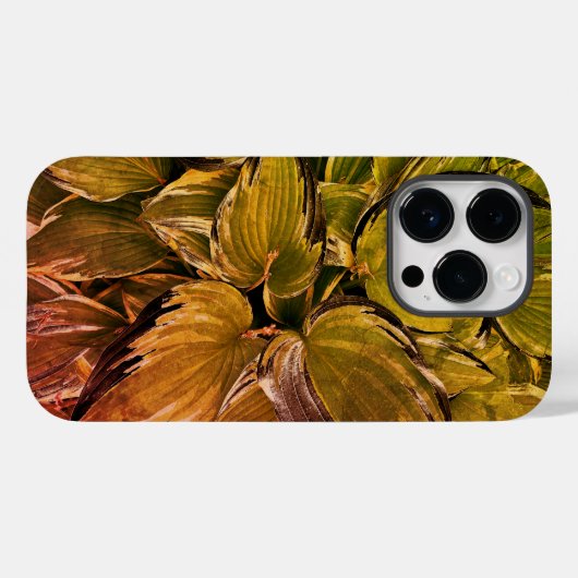 "Hostas" iPhone / iPad hoesje (Achterkant (horizontaal))