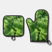 "Hostas" Ovenwant & Pannenlap Set (Voorkant)