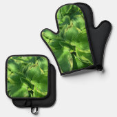 "Hostas" Ovenwant & Pannenlap Set (Voorkant / Achterkant)