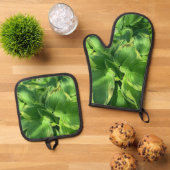 "Hostas" Ovenwant & Pannenlap Set (Top down)