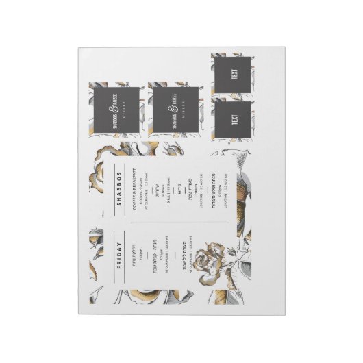 Hostess Box Custom Inside Hoesje - Routebeschrijvi Notitieblok (Linkerzijde)