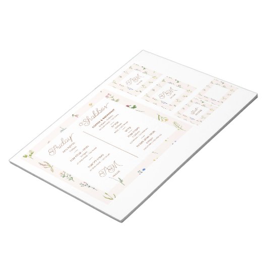 Hostess Box Custom Inside Hoesje - Routebeschrijvi Notitieblok (Schuin)