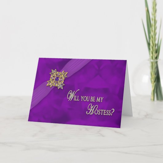 Hostess - Bridal Attendant Invitation (Voorkant)