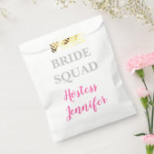 Hostess Bruid Squad Naam Huwelijk Bachelorette Bedankzakje (Gezegeld)