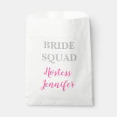 Hostess Bruid Squad Naam Huwelijk Bachelorette Bedankzakje (Voorkant)