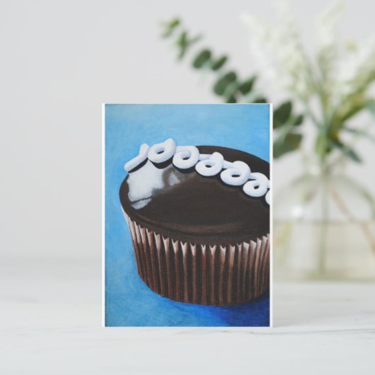 Hostess cupcake briefkaart (Staand voorkant)