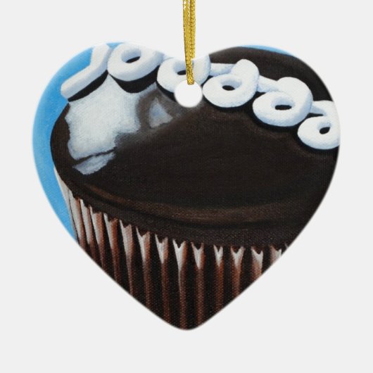 Hostess cupcake keramisch ornament (Voorkant)