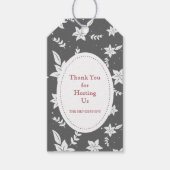 Hostess dank u cadeau Labels Cadeaulabel (Voorkant)