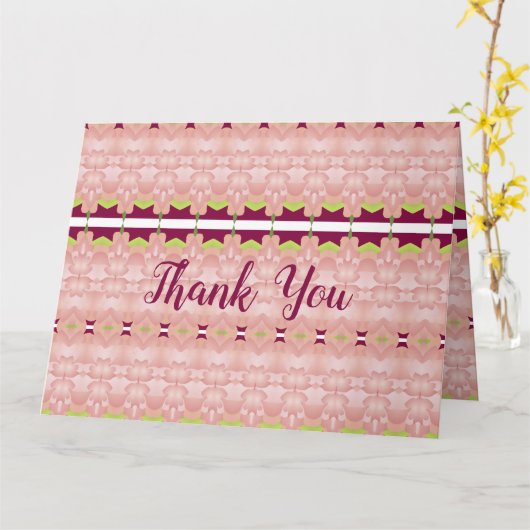 Hostess Dank u Notecard Kaart (Gele Bloem)