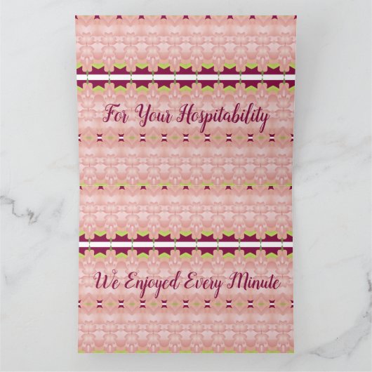 Hostess Dank u Notecard Kaart (Binnen)