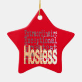 Hostess Extraordinaire Keramisch Ornament (Voorkant)