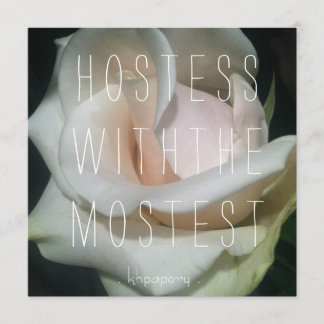 Hostess met de snelste! Thank You kaart