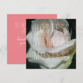 Hostess met de snelste! Thank You kaart (Voorkant / Achterkant)