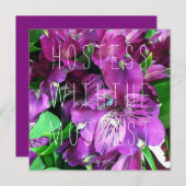 Hostess met de snelste! Thank You kaart (Voorkant / Achterkant)