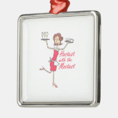 HOSTESS METALEN ORNAMENT (Links)